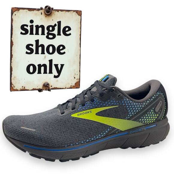 SINGLE LEFT SHOE ONLY Brooks Ghost 14 Mens Size 11.5 AMPUTEE REPLACEMENT - Picture 1 of 8